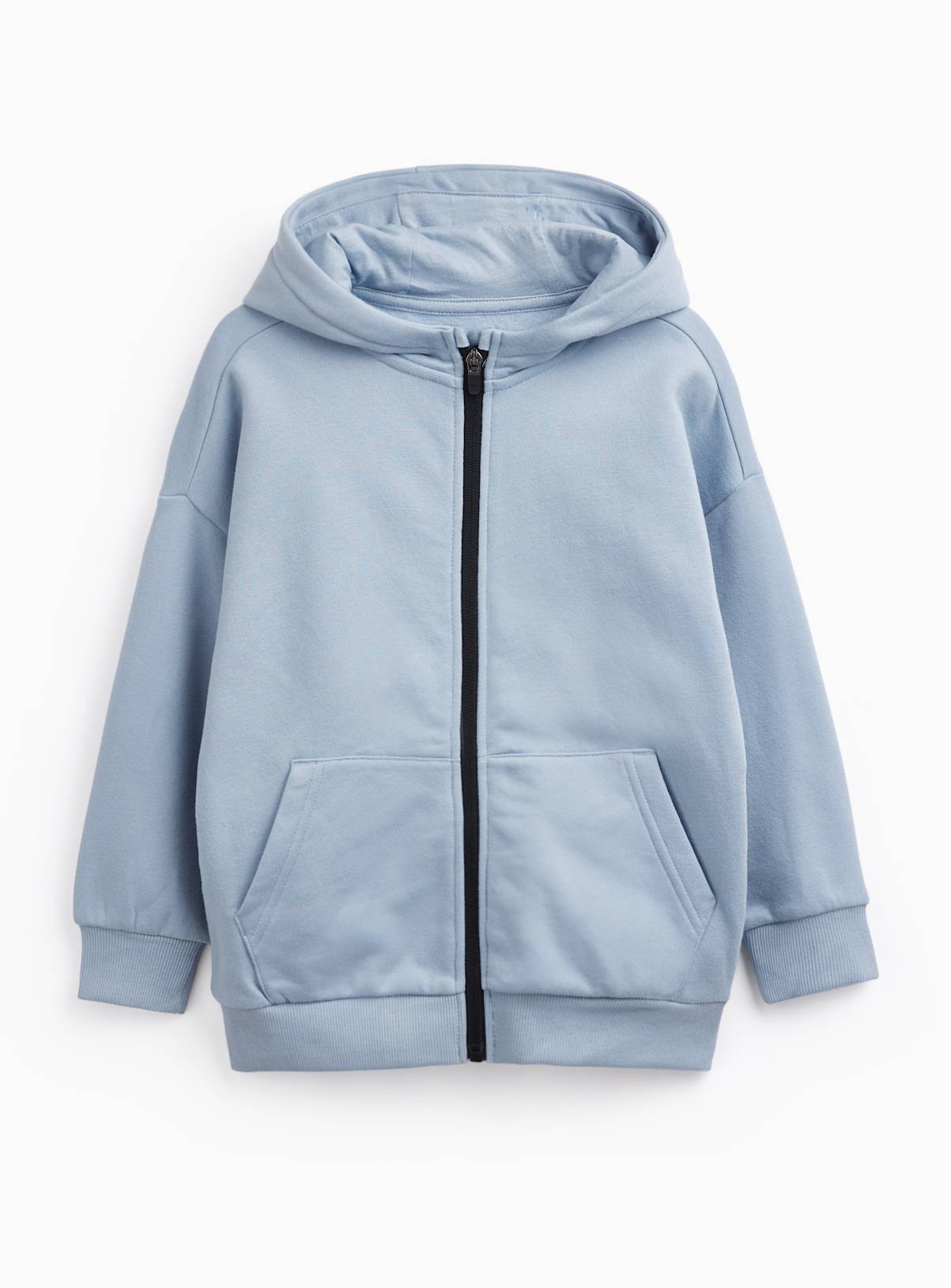 Light Blue Zip Through Hoodie 4 years - Image 1